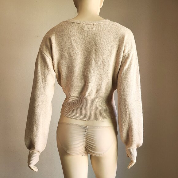 Faux Wrap Sweater - Picture 3 of 6